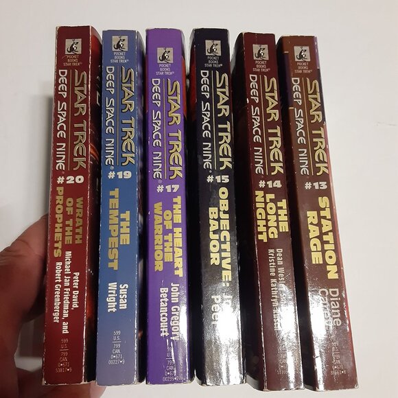 Star Trek Deep Space Nine VTG 90's Paperback Books 13-15,17,19,20 - Picture 3 of 9